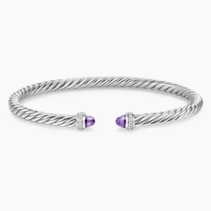 David Yurman Cable Bracelet Purple Amethyst